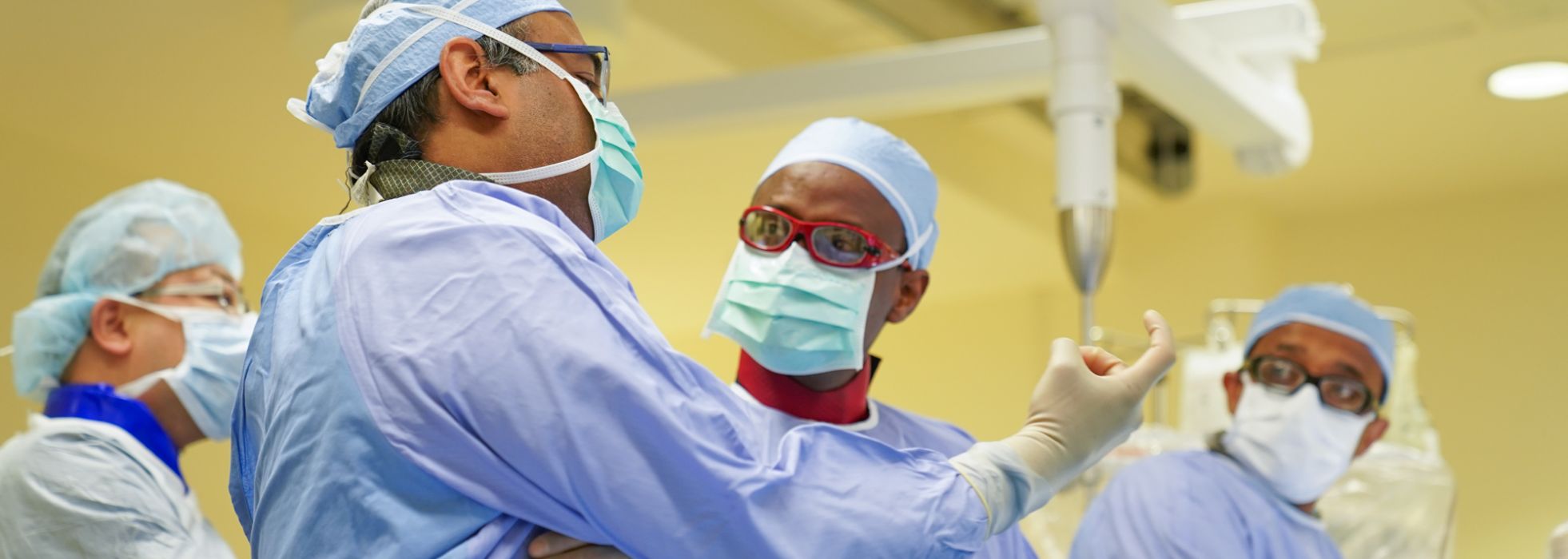 Cardiologists in the cath lab