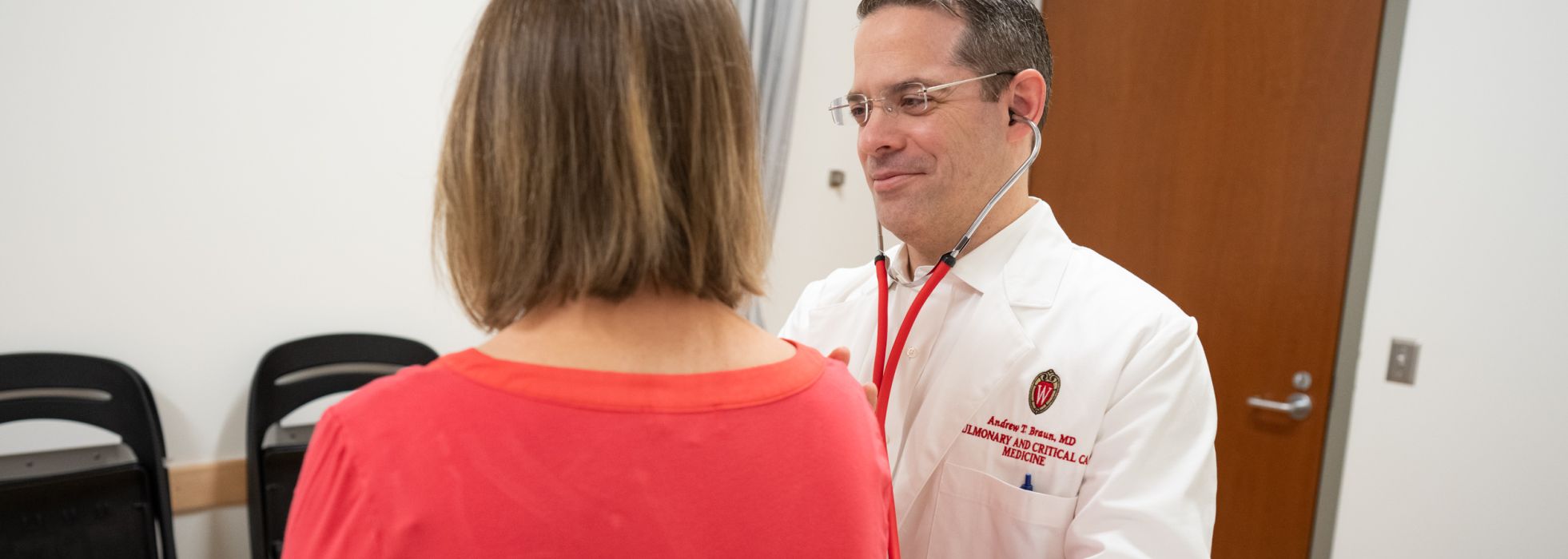 Dr. Andrew Braun in clinic