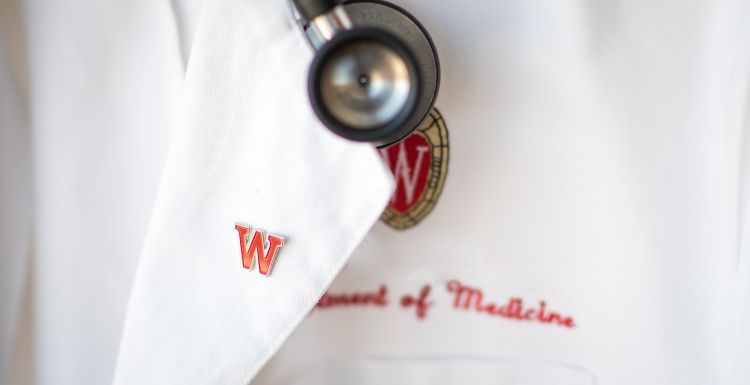 Lab coat and stethoscope 