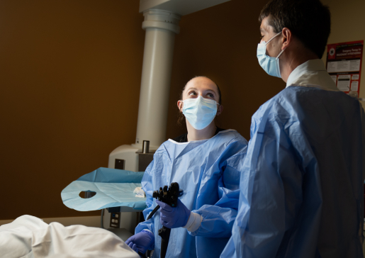 Dr. Ian Grimes and learner